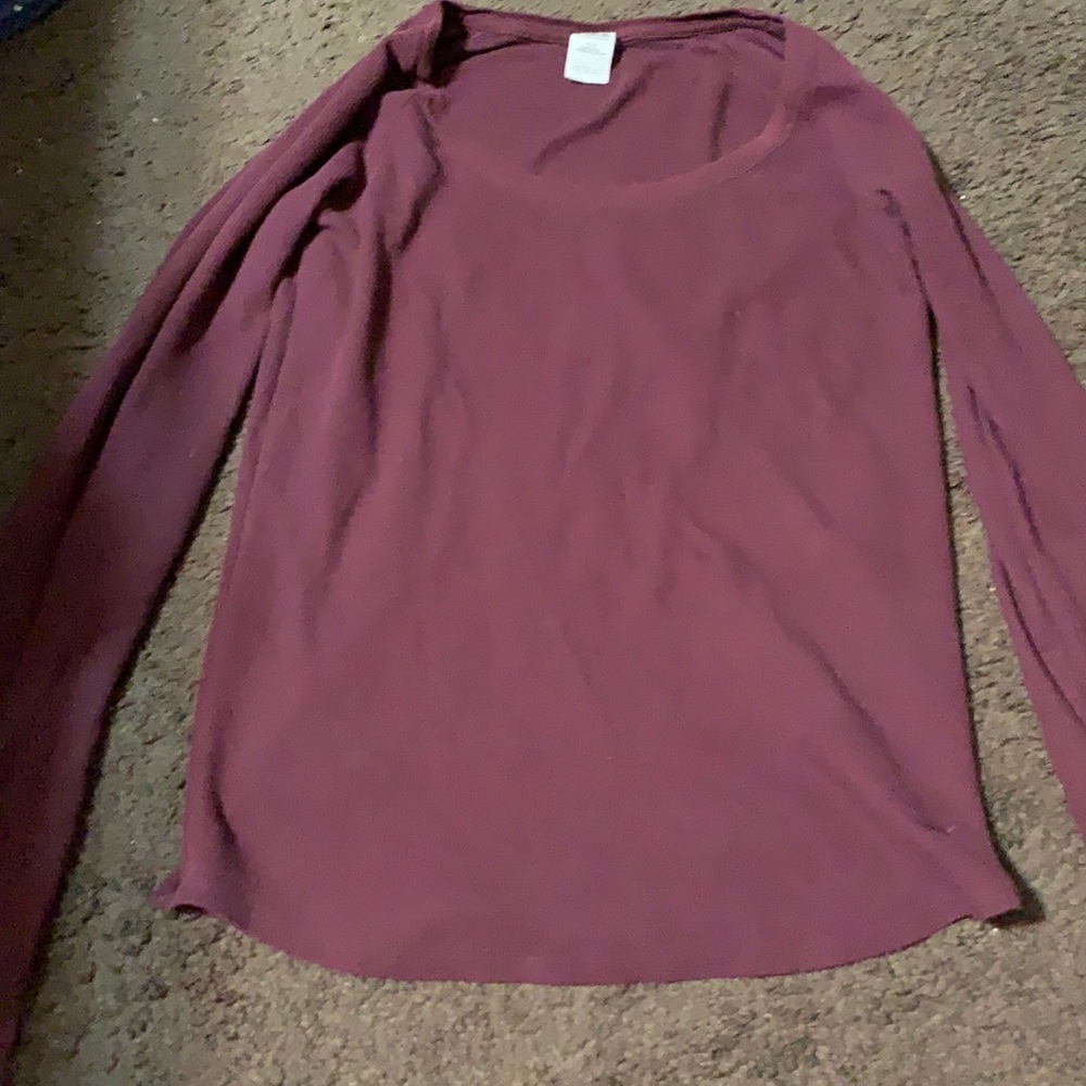 Victoria secret Pink Maroon sleep top